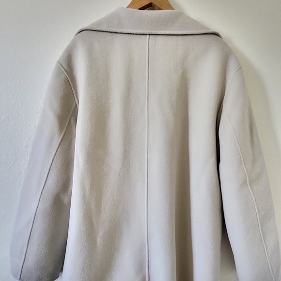 Unworn Rue Sophie Elysee Wool Hooded Jacket in Color Smoke - Picture 9 of 12